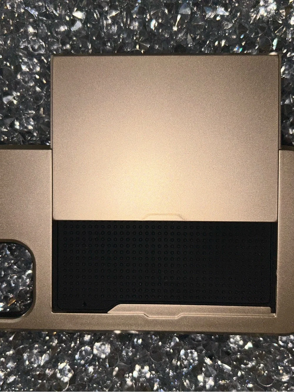 iPhone 15 wallet Slim Metallic Gold Laptop Accessory Cover